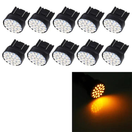 10 Pack LED Brake Light Bulbs Red Or Yellow For Cars