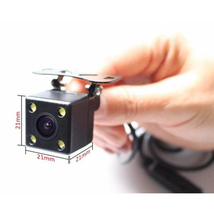 4.3 Inch TFT LCD Parking Monitor with Rear View Camera compact 21mm rear camera with 120-degree wide-angle lens in hand