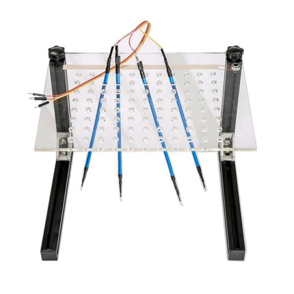 Practical LED Frame for Everyday Vehicle Maintenance Projects - acrylic probe holder with adjustable legs for ECU programming