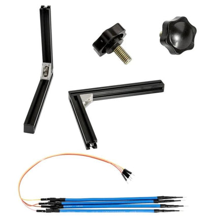 Practical LED Frame for Everyday Vehicle Maintenance Projects compact acrylic BDM frame kit with adjustable arms and probe cables for ECU tuning