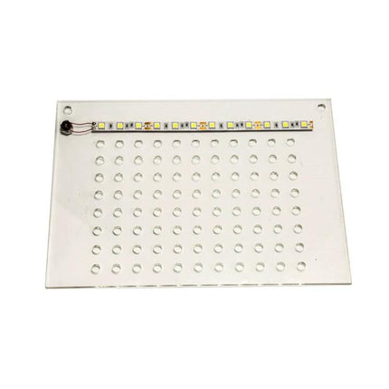 Practical LED Frame for Everyday Vehicle Maintenance Projects acrylic board with LED strip and probe holes for ECU tuning and chip programming support