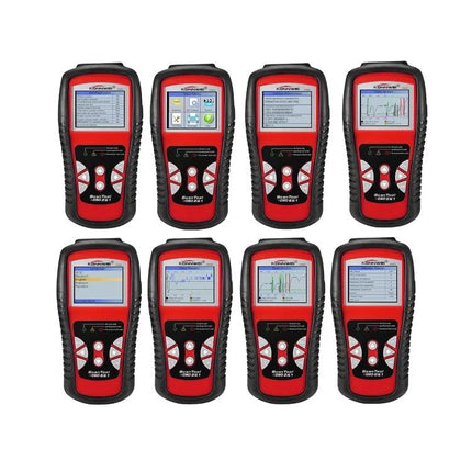 KONNWEI Tool for Everyday Car Maintenance and Checks handheld OBD2 scanner showing multiple diagnostic screens