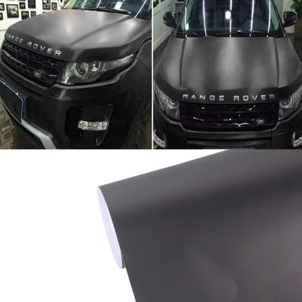 Ice Blue Metallic Matte Vinyl Wrap for Vehicle Styling, 5m x 0.5m