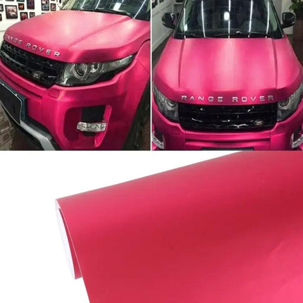 Ice Blue Metallic Matte Vinyl Wrap for Vehicle Styling, 5m x 0.5m | Syndmart