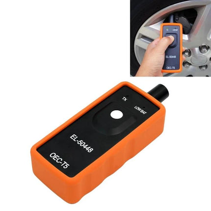 Practical Tool for Vehicle TPMS Sensor Maintenance - orange handheld TPMS sensor relearn device for GM 315/433MHz