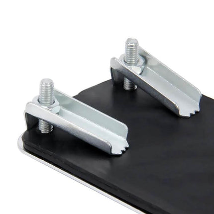 Universal Non-Slip Pedal Pad Set for Car and Truck Driving – stainless steel pedal pad with rubber grip and mounting brackets