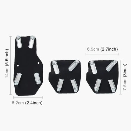 3-In-1 Non-Slip Pedal Cover Set For Cars And Trucks