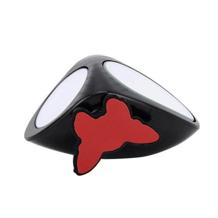 Left Blind Spot Mirror for Cars with Rotatable Design - compact dual-angled car blind spot mirror with adhesive mount for left-side driving