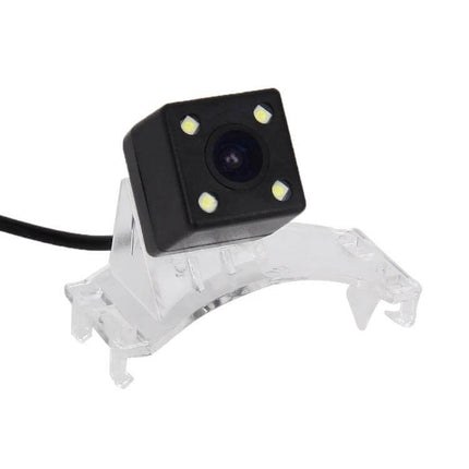 Night Vision Waterproof Wide Angle Rear View Camera for Mazda Vehicles compact LED night backup camera on clear bracket