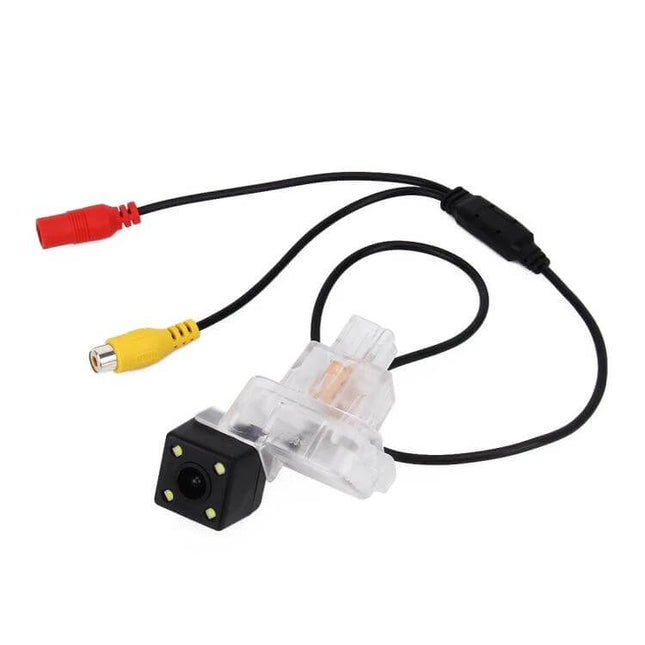 Waterproof Backup Camera for 2014-2017 Mazda6 Atenza - compact waterproof rearview camera with night LEDs and wiring connectors