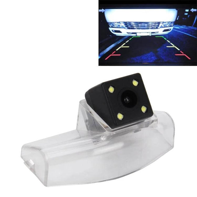 Mazda 2/3 Rear View Backup Camera with Night Vision Feature - night-vision rearview camera with 4 LEDs and 480 TVL for reversing safety