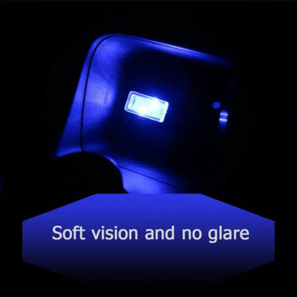 USB Car And PC LED Atmosphere Light, Multi-Color Decorative Lamp