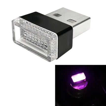 USB Car And PC LED Atmosphere Light, Multi-Color Decorative Lamp