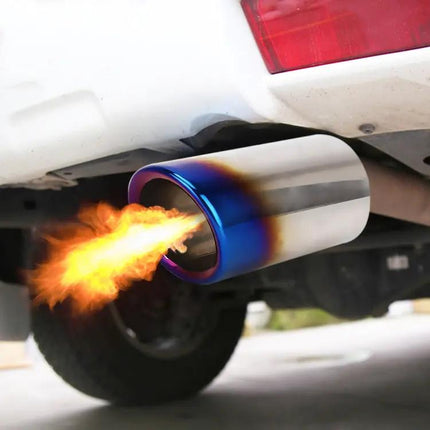 2 Pack Stainless Steel Exhaust Tail Muffler Tip For VW Audi