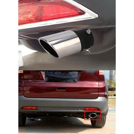 Universal Car Styling Stainless Steel Bolt On Exhaust Tail Tip 6cm