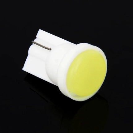 Car Interior LED COB Bulbs Ice Blue Light Reading Lamp - close-up of single white COB LED bulb for car interior lighting