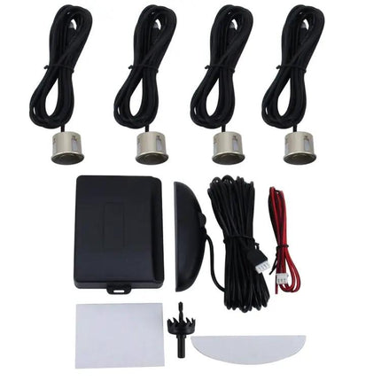 Zone Tech Car Reverse Radar System with Four Sensors