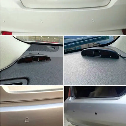 Zone Tech Car Reverse Radar System with Four Sensors