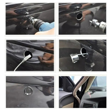 Zone Tech Car Reverse Radar System with Four Sensors