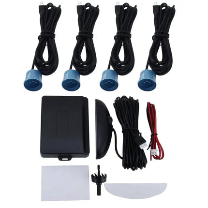 Zone Tech Car Reverse Radar System with Four Sensors