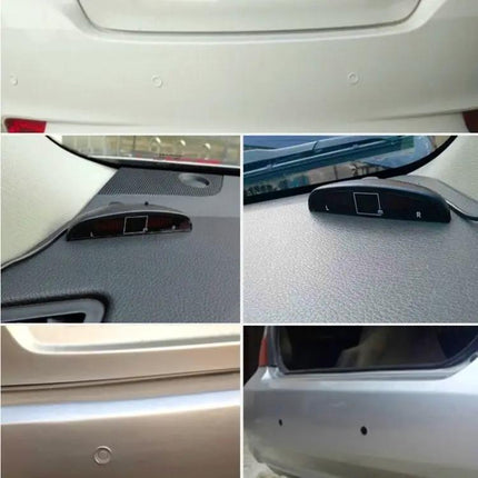 Zone Tech Car Reverse Radar System with Four Sensors