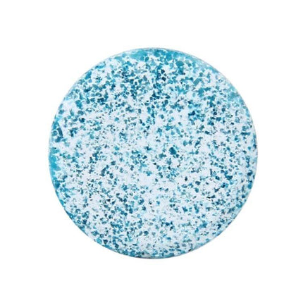 Alt Tag: Car Windshield Cleaning Tablets - 12 Pack for Easy Vehicle Maintenance single blue speckled tablet dissolvable cleaner