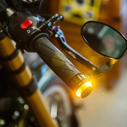 LED Motorcycle Handlebar Lights for Safety and Visibility