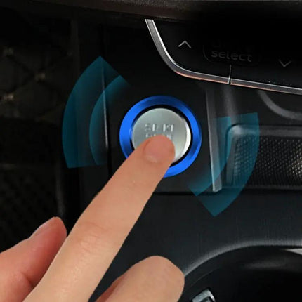 Aluminum Trim Ring for Audi Engine Start Button Decoration