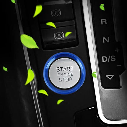 Aluminum Trim Ring for Audi Engine Start Button Decoration