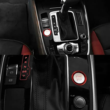 Aluminum Trim Ring for Audi Engine Start Button Decoration