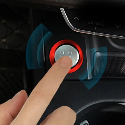 Aluminum Trim Ring for Audi Engine Start Button Decoration