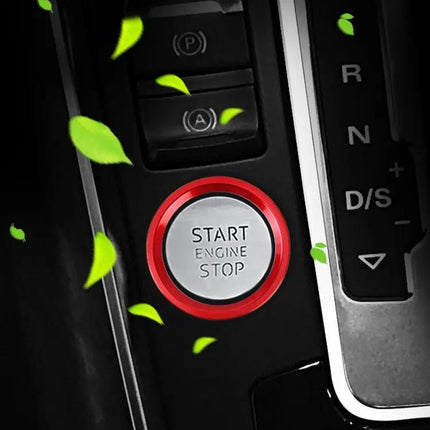 Aluminum Trim Ring for Audi Engine Start Button Decoration