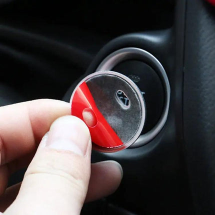 Elegant 3D Aluminum Alloy Cover for Mazda Engine Start Stop Button