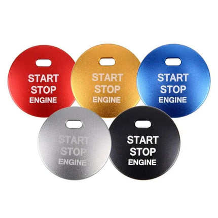 Elegant 3D Aluminum Alloy Cover for Mazda Engine Start Stop Button