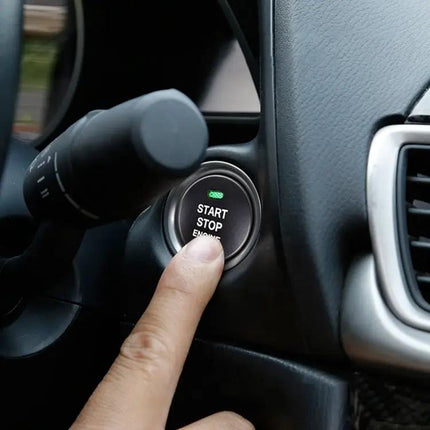 Elegant 3D Aluminum Alloy Cover for Mazda Engine Start Stop Button