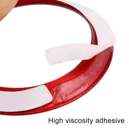 Decorative Aluminum Alloy Trim for Mazda Start Button Ring - red adhesive-backed start button ring trim