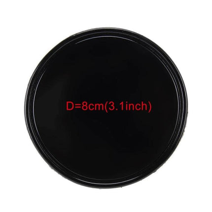 Round Soft Rubber Dashboard Anti-Slip Mat for Phones and GPS - black 8cm round non-slip car dashboard pad