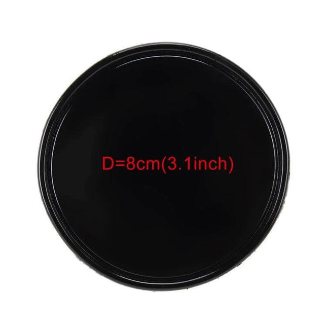 Round Soft Rubber Dashboard Anti-Slip Mat for Phones and GPS - black 8cm round non-slip car dashboard pad