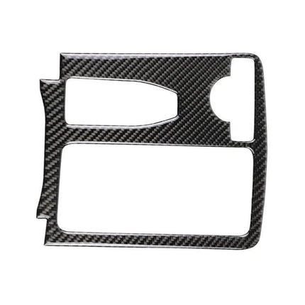 Carbon Fiber Decorative Sticker for Mercedes-Benz Left Drive Gear Panel - black carbon fiber trim for gear panel update