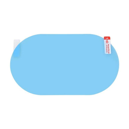 Rearview Mirror Protective Film for Clear Anti-Fog Visibility — blue PET anti-fog mirror protective film for side mirrors, easy-install tabs, raindrop and glare resistance