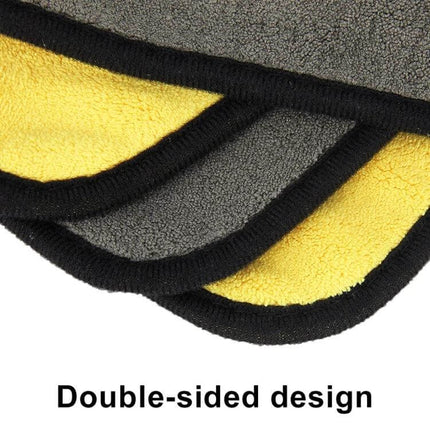 Microfiber Cloth for Car Washing and Drying, 30x30cm - double-sided soft microfiber towel for washing, drying, and detailing vehicles