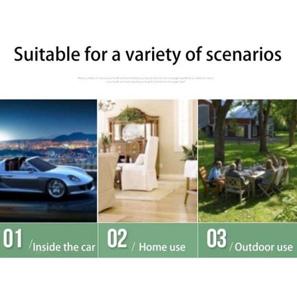 Microfiber Cloth for Car Washing and Drying, 30x30cm — shows use inside the car, home use, and outdoor use scenarios