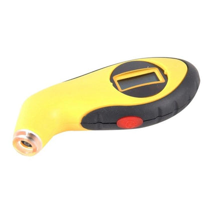 Cedar Digital Gauge for Checking Tire Pressure on Daily Drives - yellow handheld digital tire pressure gauge for quick checks