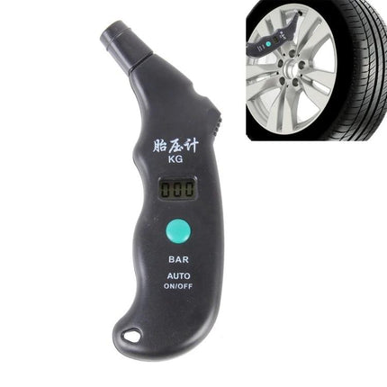Rosh Tire Gauge for Routine Vehicle Maintenance Checks - handheld digital tire pressure gauge with LCD and auto power-off