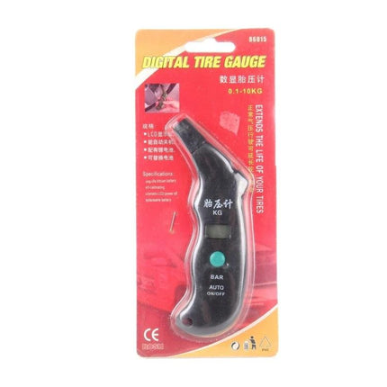 Rosh Tire Gauge for Routine Vehicle Maintenance Checks - compact digital tire gauge with LCD and auto power-off for quick pressure checks