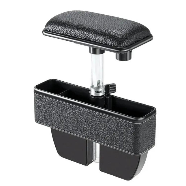 Universal Car Seat Gap Storage Box with Elbow Support Pad