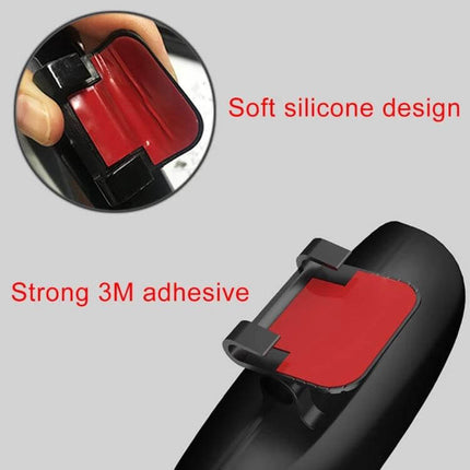 Rotatable Blind Spot Assistant Mirror for Vehicle Visibility showing soft silicone pad and strong 3M adhesive attachment