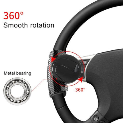 Universal Car Steering Wheel Spinner Knob for Easy Driving 360° smooth rotation with metal bearing for precise parking and tight turns