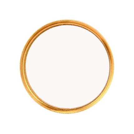 Aluminum Alloy Decorative Trim for Audi Start Button - gold circular lightweight aluminum accent for dashboard start button