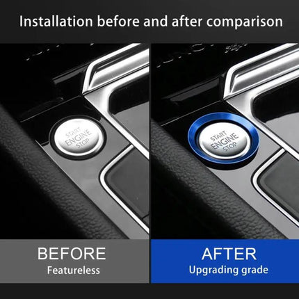 Engine Start Button Decorative Trim for Volkswagen Vehicles
